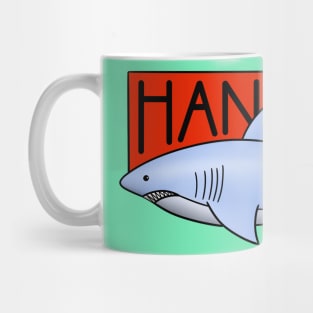 Hangry Shark Blue Mug